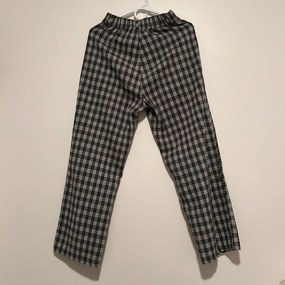 Checkered Straight Leg Pants - Picture 2 of 2